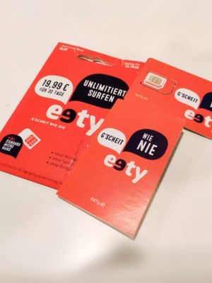 سیم کارت eety اتریش +43 اورجینال – شماره اروپا – پیامک و تماس در ایران